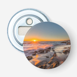 Sunset at Victoria Beach Bottle Opener
