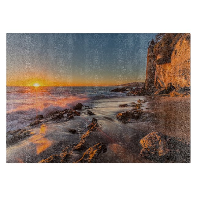 Sunset at Victoria Beach Cutting Board (Front)
