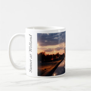 Sunset at Welland mug