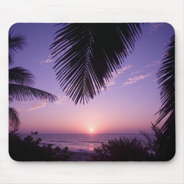 Sunset at West End, Cayman Brac, Cayman Islands, Mouse Mat (Front)