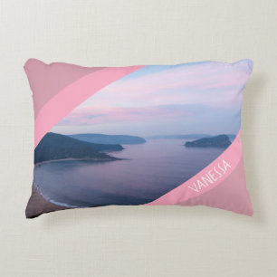 Sunset Australia Pearl Beach, Pink Womens Decorative Cushion