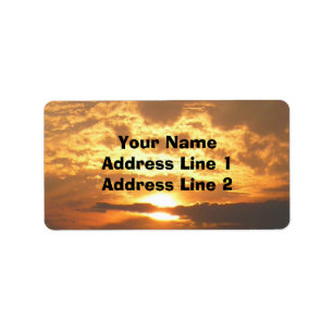 Sunset Avery Address Label