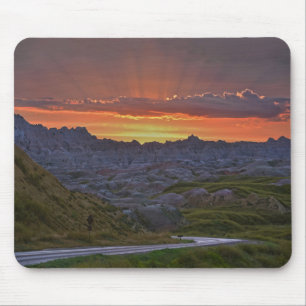 Sunset, Badlands National Park Mouse Mat