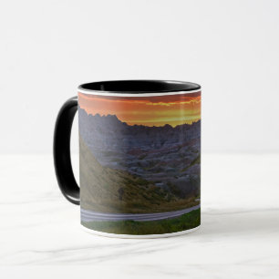 Sunset, Badlands National Park Mug