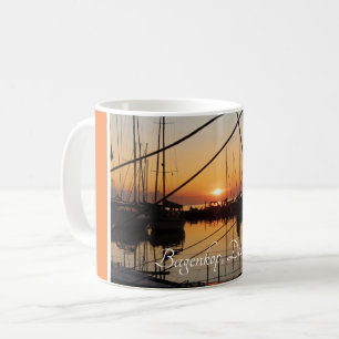 Sunset Bagenkop Harbour, Langeland, Denmark Coffee Mug