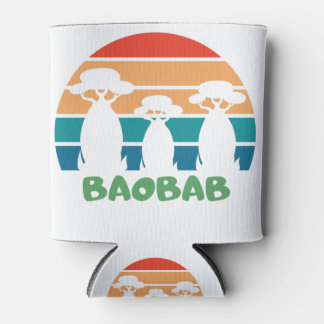 Sunset Baobab Vintage Can Cooler