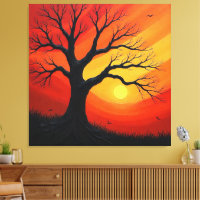 Sunset Bare Tree