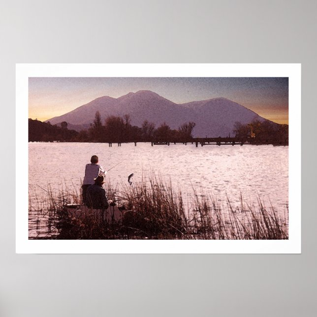 Sunset Bass Poster (Front)