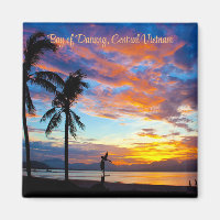 Sunset, Bay of Danang, Central Vietnam,