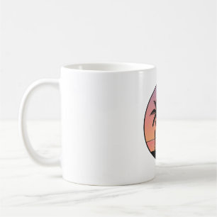 Sunset Beach Badge Mug 