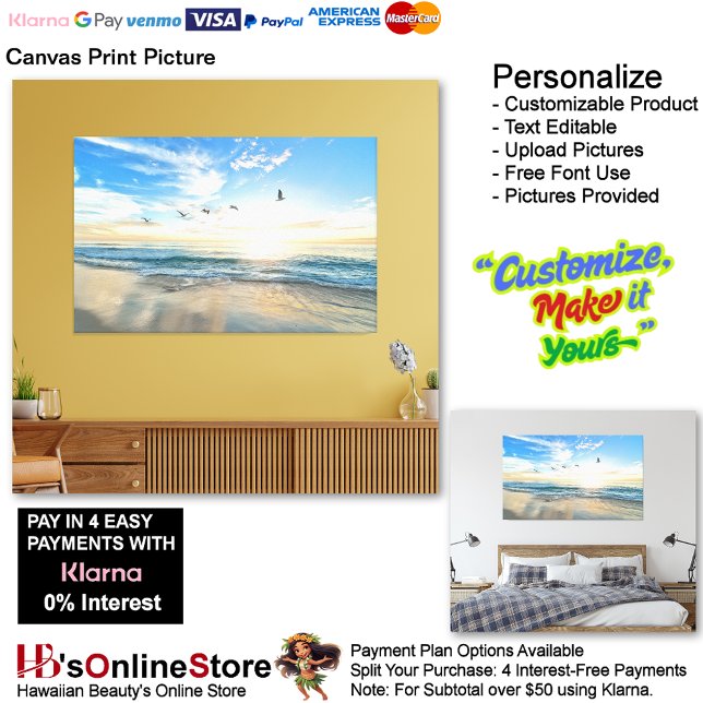 Sunset Beach Canvas Print Picture 15 (Sunset Beach Canvas Print Picture 15.)