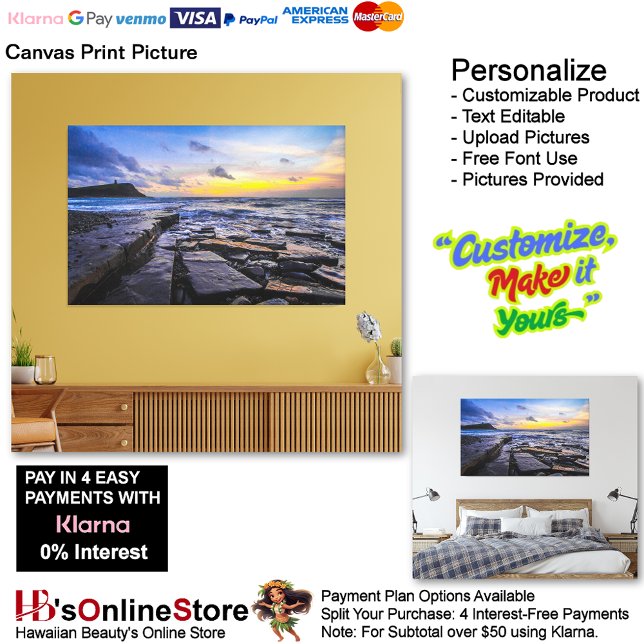 Sunset Beach Canvas Print Picture 31 (Sunset Beach Canvas Print Picture 31.)