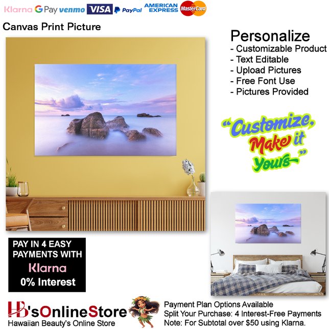Sunset Beach Canvas Print Picture 38 (Sunset Beach Canvas Print Picture 38.)