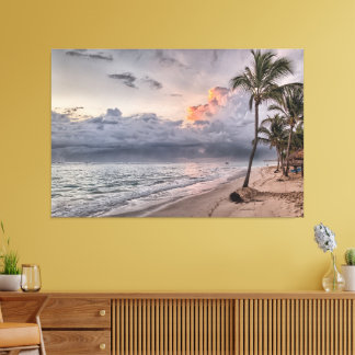 Sunset Beach Canvas Print Picture 9