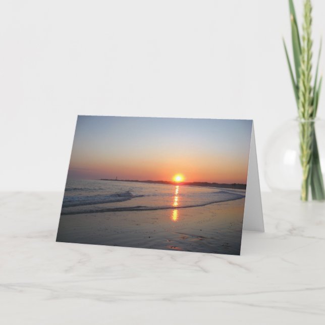 Sunset * Beach Card (Front)