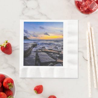 Sunset Beach Coined Luncheon Paper Napkins 31