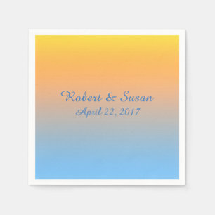 Sunset Beach Colours Napkins
