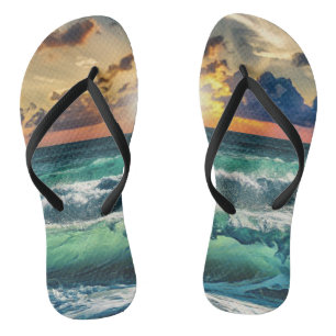 Sunset Beach Flip Flops