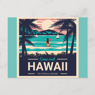 Sunset Beach Hawaii Postcard
