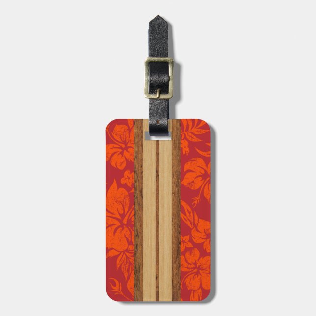 Sunset Beach Hawaiian Luggage Tags (Front Vertical)