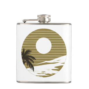 Sunset Beach Hip Flask