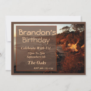 Sunset Beach Invitation