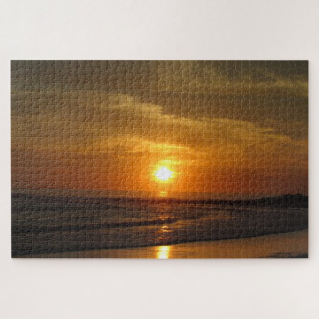 sunset beach jigsaw puzzle (Horizontal)