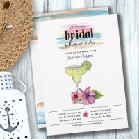 Sunset Beach Margarita and Hibiscus Bridal Shower