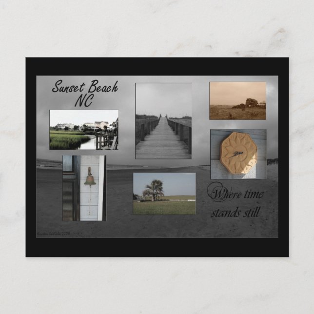 Sunset Beach North Carolina Postcard (Front)