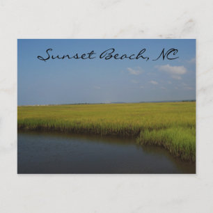 Sunset Beach North Carolina Postcard