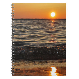sunset beach notebook
