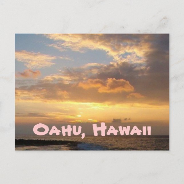 Sunset Beach, Oahu Postcard (Front)
