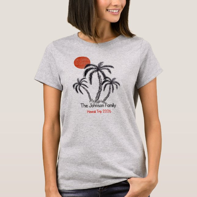 Sunset beach party  T-Shirt (Front)