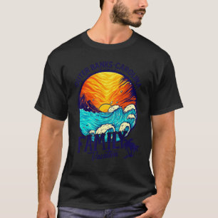 Sunset Beach Retro Outer Banks Carolina Family Vac T-Shirt
