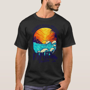 Sunset Beach Retro Riviera Maya Mexico Family Vaca T-Shirt