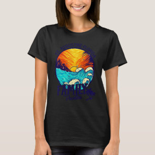 Sunset Beach Retro St  Augustine Florida Family Va T-Shirt