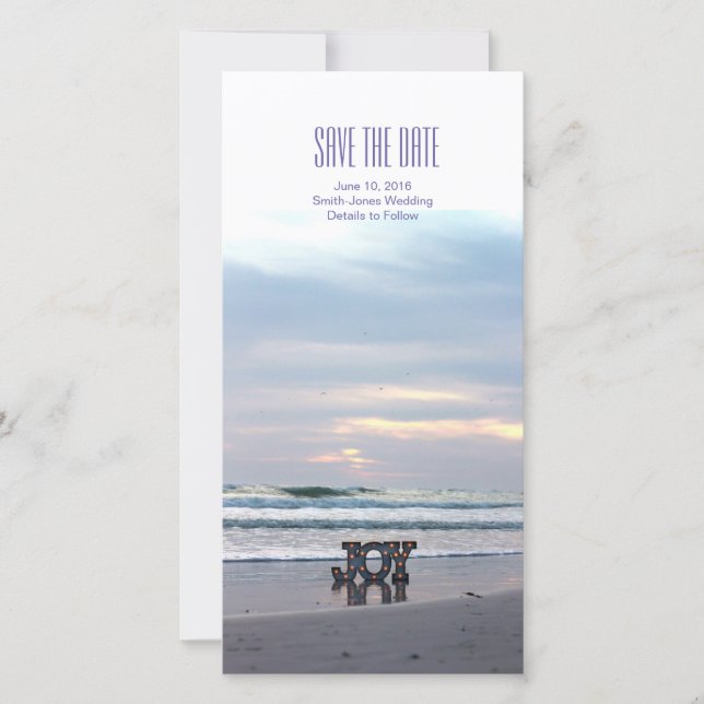Sunset Beach Save the Date (Front)