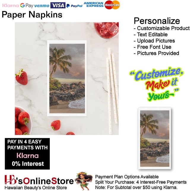 Sunset Beach Tables Kitchen Restaurant Decor 12 Napkin (Sunset Beach Tables Kitchen Restaurant Decor Paper Guest Towels 12.)