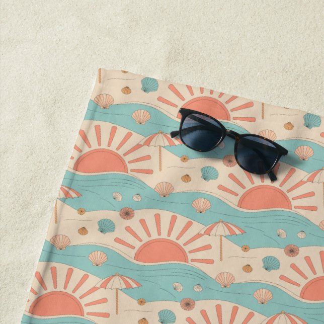 Sunset Beach Towel (In Situ)