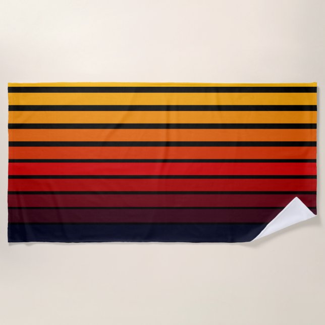 Sunset Beach Towel (Front)