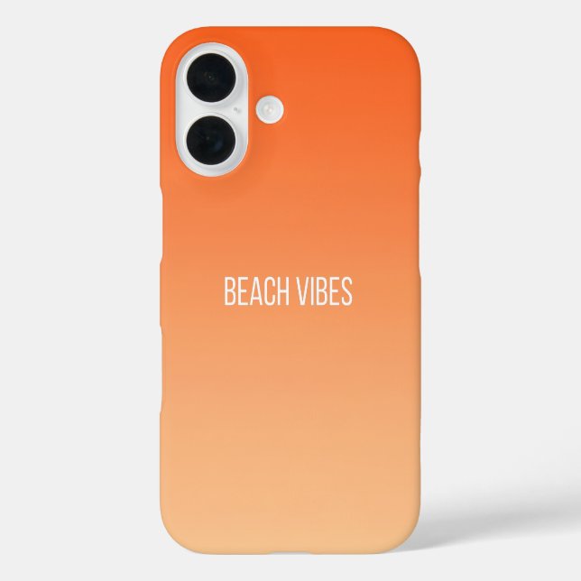 Sunset Beach Vibes - Modern Gradient Case-Mate iPhone Case (Back)