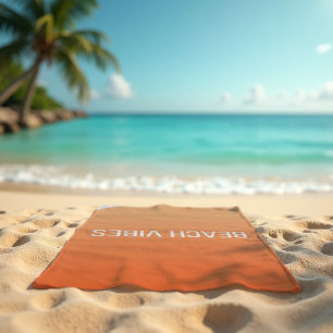 Sunset Beach Vibes - Modern Gradient Towel