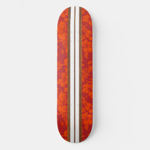 Sunset Beach Vintage Surf Hawaiian Skateboard