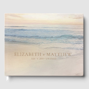 Sunset Beach Wedding Oceanside Wedding Guest Book
