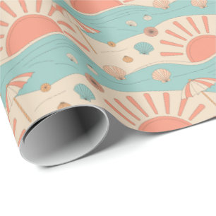 Sunset Beach Wrapping Paper