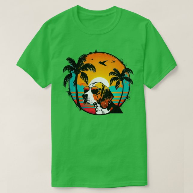 Sunset Beagle 1 T-Shirt (Design Front)