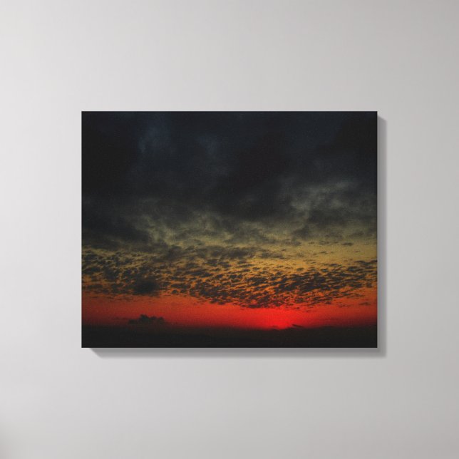 Sunset Before the Storm Canvas Print (Front)
