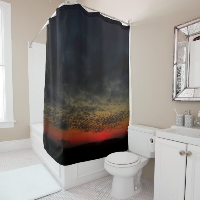 Sunset Before the Storm Shower Curtain (In Situ)