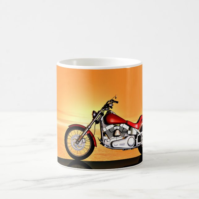 Sunset bike coffee mug (Center)