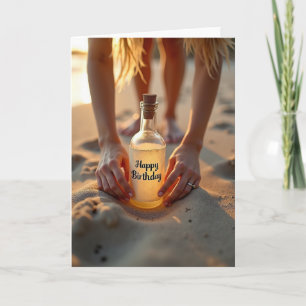 Sunset Birthday Wish Card
